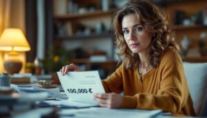 En découvrant une ligne à 100 000 € sur son relevé, Marie-Louise comprend que l’héritage cache bien plus qu’une taxe