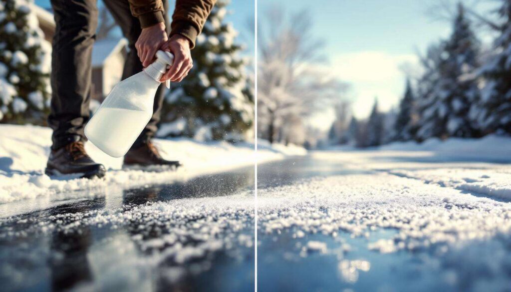 Fini le sel : pour venir à bout du gel et de la neige sur votre allée, cette alternative méconnue est bien plus économique et efficace