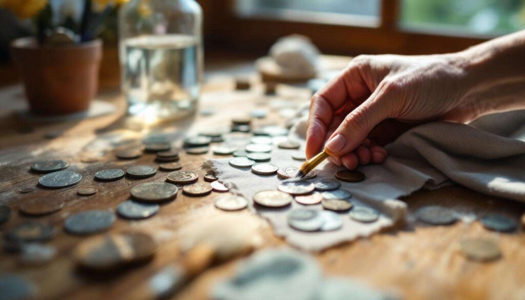 Comment nettoyer correctement les pièces de monnaie sans détruire leur valeur